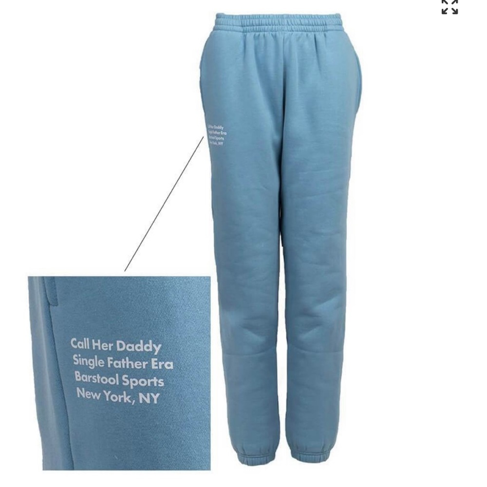 CALL HER DADDY BLUE JOGGERS